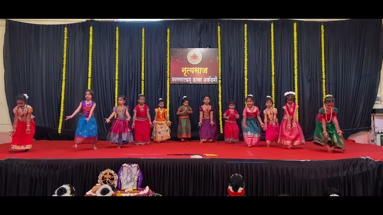 Arya's first performance #bhartnatyam #classical dance#trending #dance 