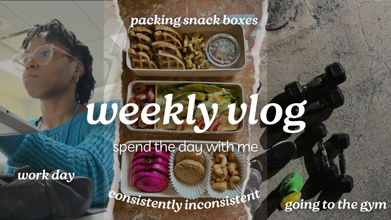 work day in my life👩🏾‍💻 | social media📲, new lunch box📦 , gym🏋🏾‍♀️ + more |slice of life diaries✨