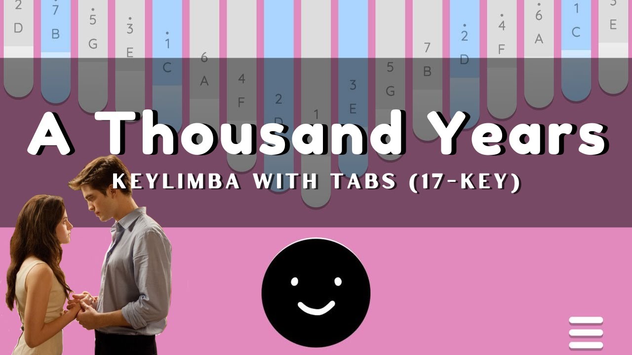 A Thousand Years l Oh Kalimba tutorial l Easy Keylimba