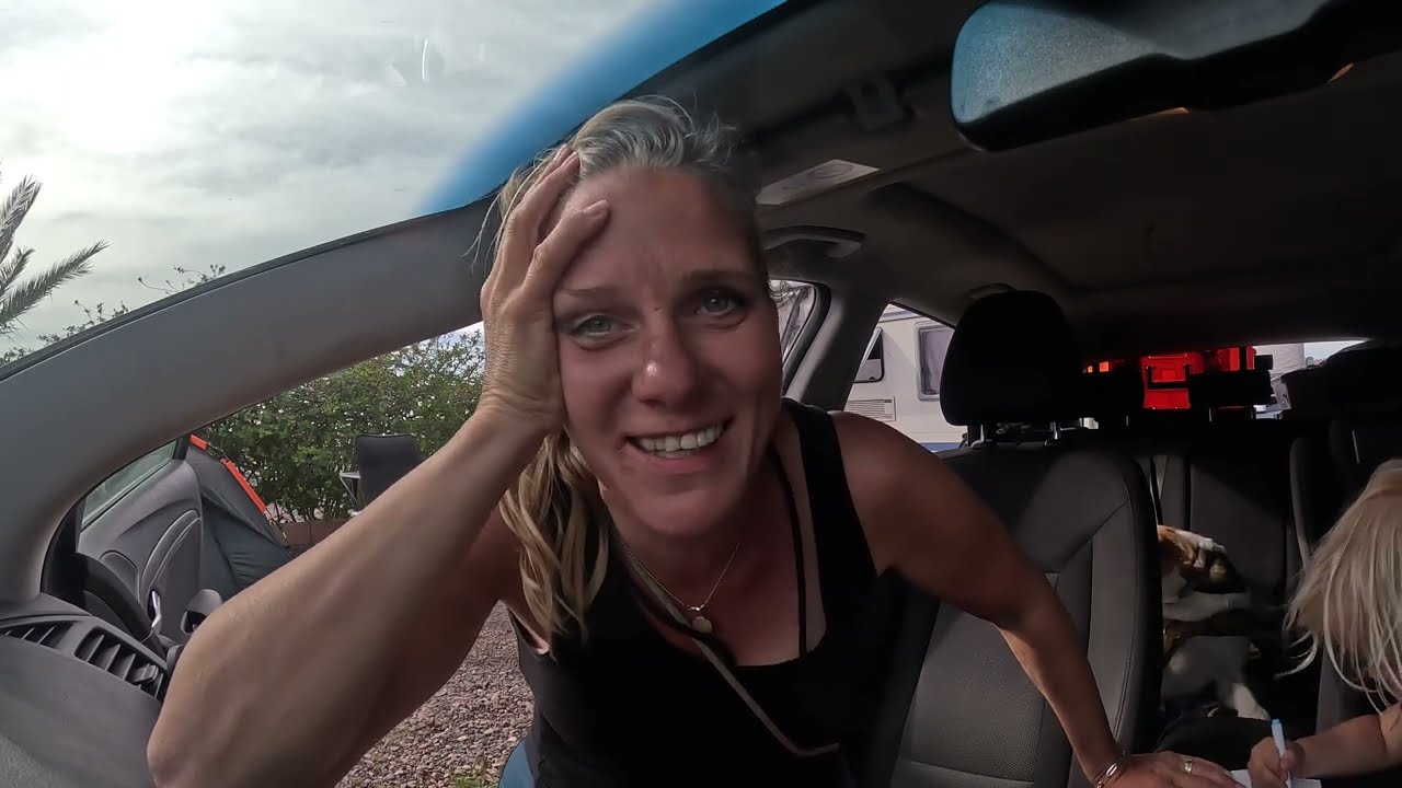 Marokko 🤷‍♀️🤣👍💃 🙏 in Taghazout mit dem Wohnwagen