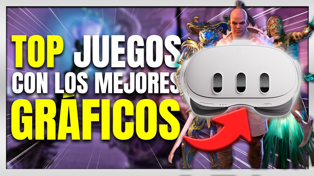 Los 8 JUEGOS con MEJORES GRÁFICOS de Meta Quest 2 y Meta Quest 3