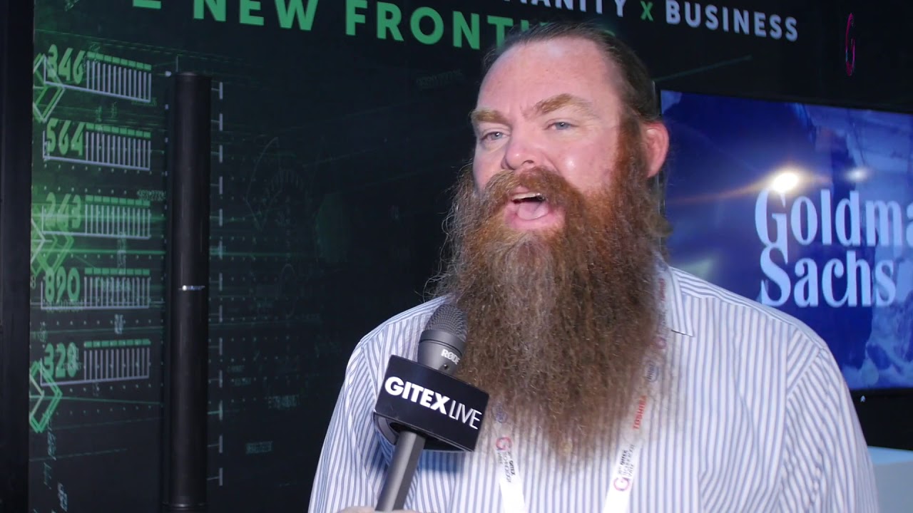 Blockchain Beard Guy talks to GITEX Live