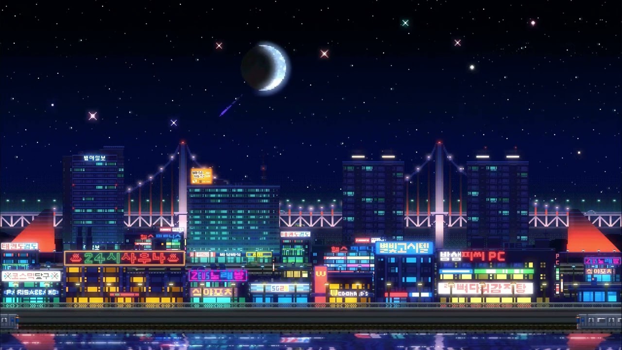 Sunless City Wallpaper 4K / 야경게임 배경화면 4K