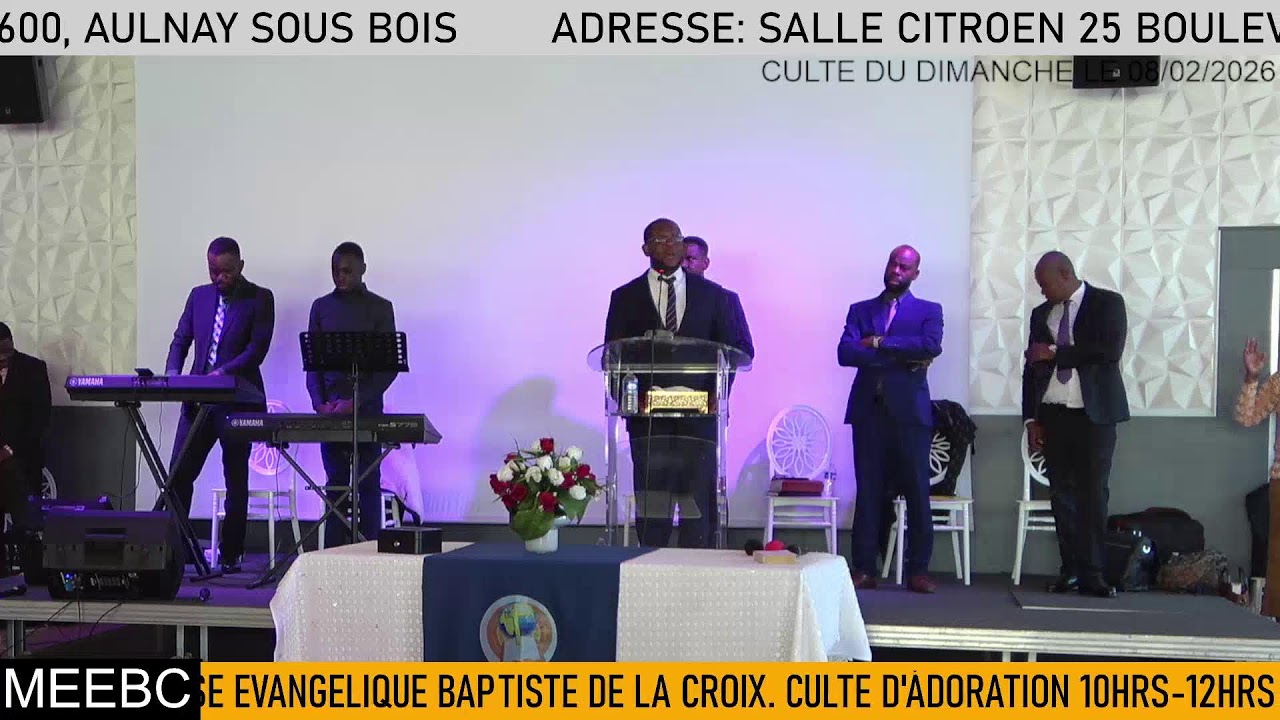 CULTE DU DIMANCHE LE 08 /02/2026  TEL 06 03 09 47 91