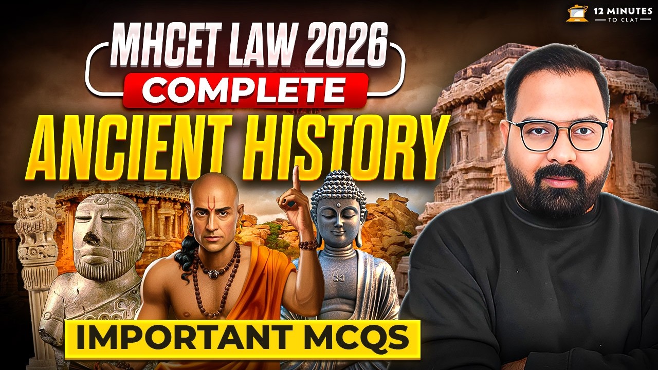 MHCET Law 2026 GK 🏛️ Ancient History Top MCQs | Indus Valley, Buddhism & Mauryas