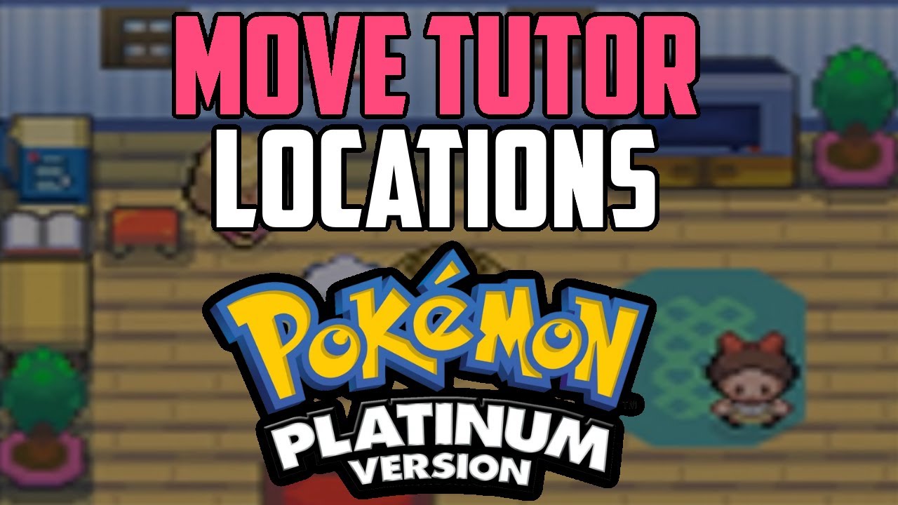 Shard Move Tutor Locations - Pokémon Platinum