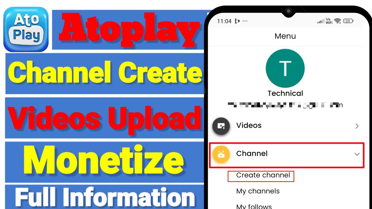 Ato Play Channel Kaise Banaye || Ato Play Par Video Upload Kaise Kare || Ato Play Channel Monetize 