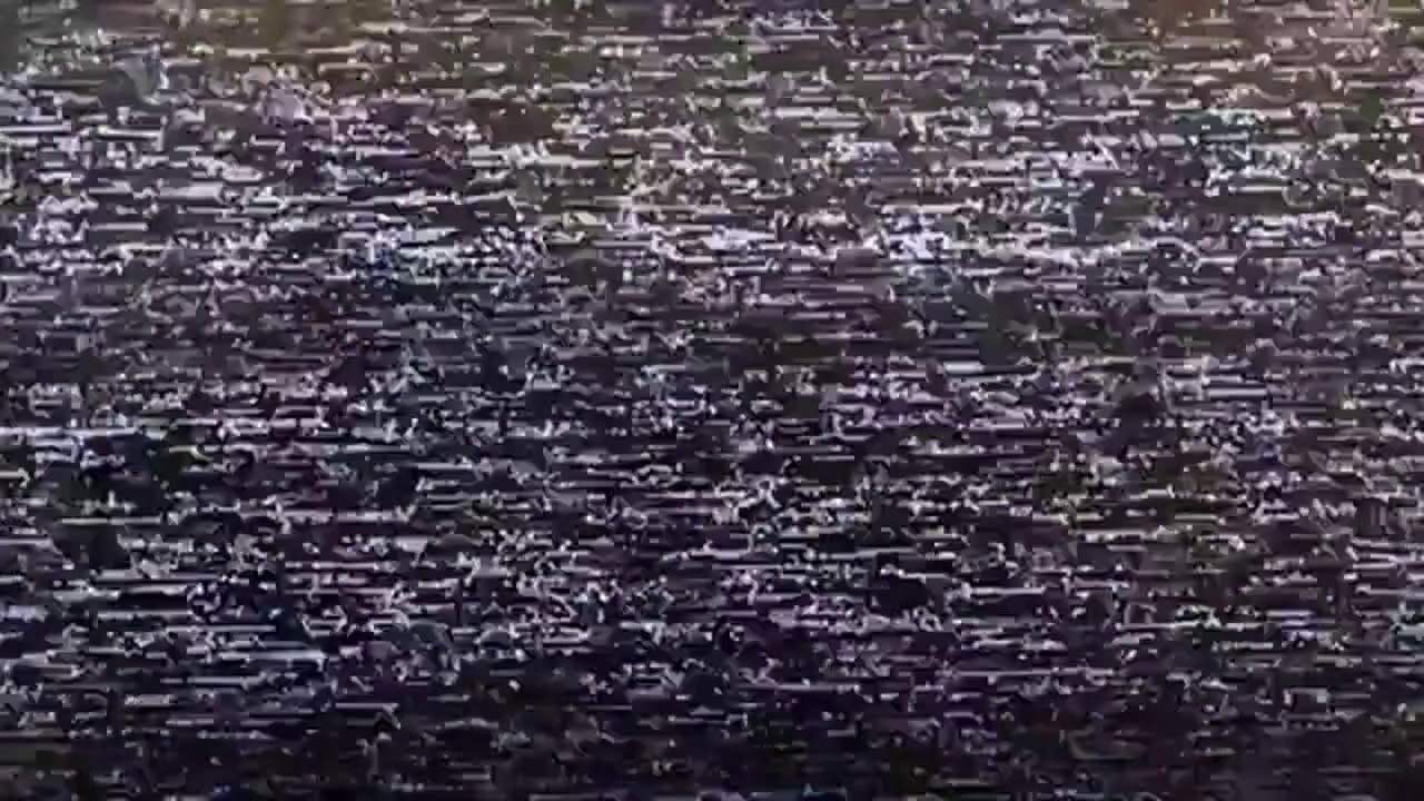 10+ minutes of TV static noise - No television signal received 