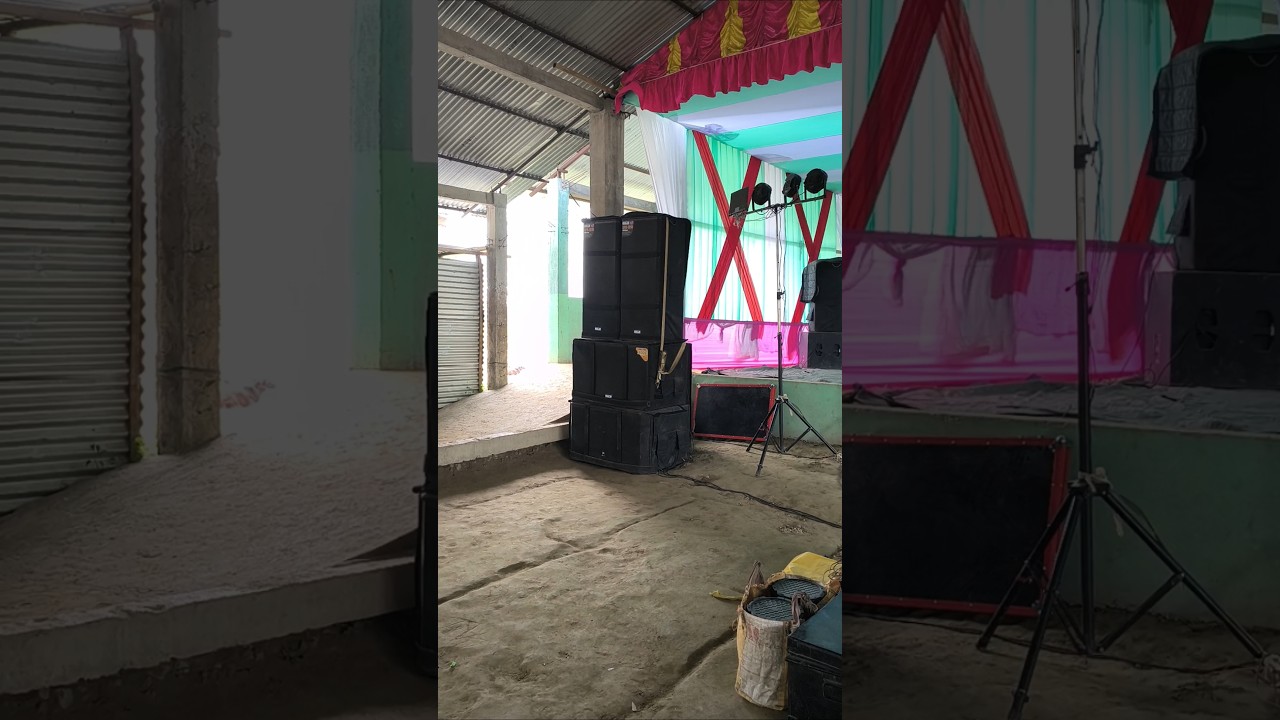 Live setup // sound system// live program #live #livesound