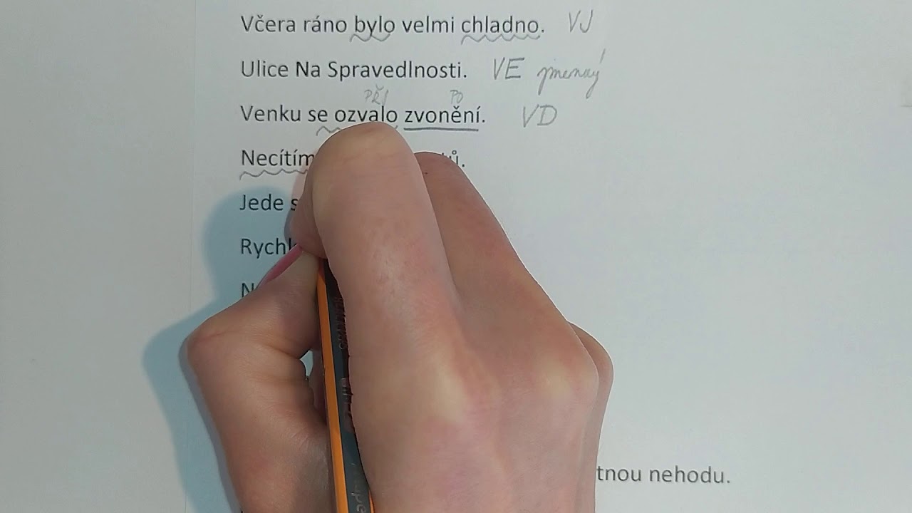 Věta dvojčlenná, věta jednočlenná, větný ekvivalent
