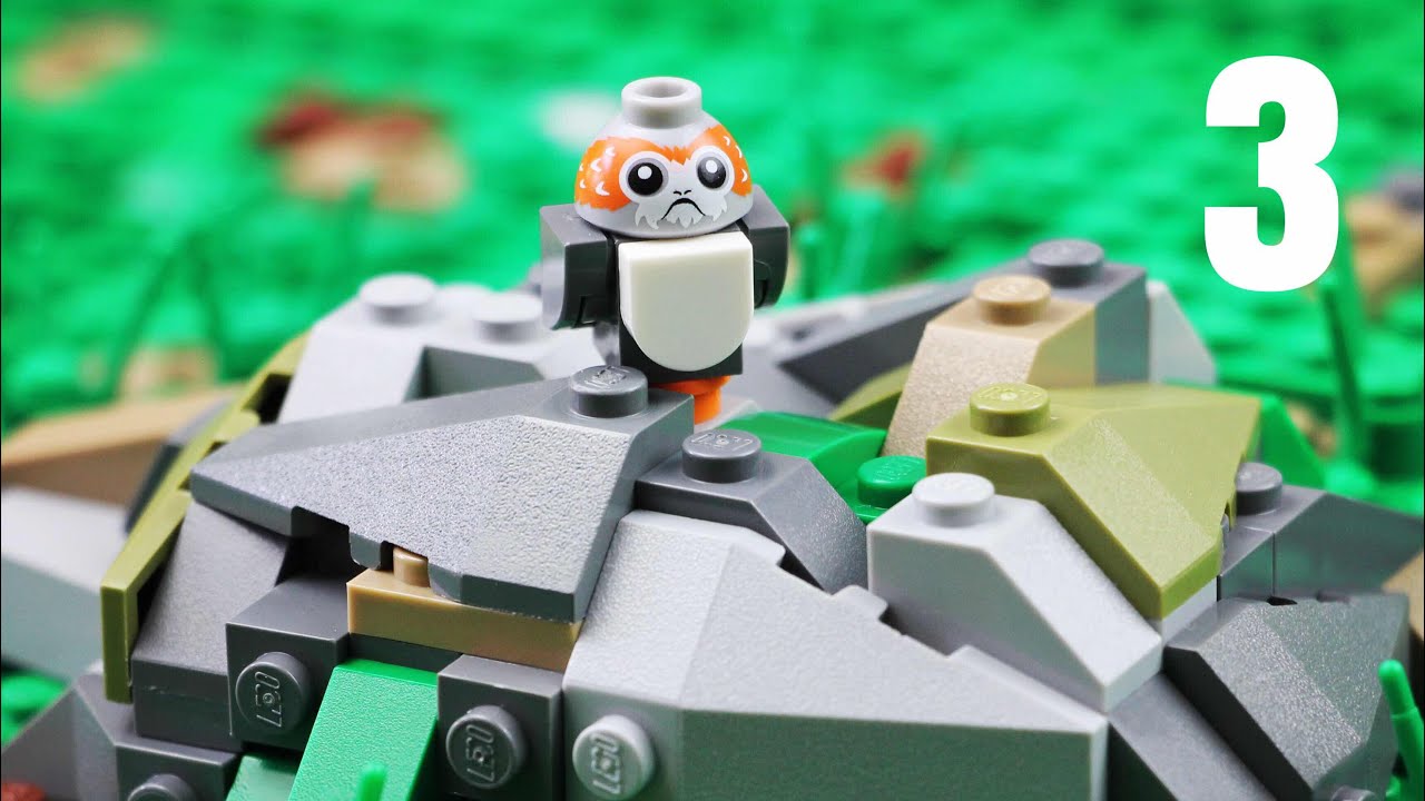 Building Ahch-To in Lego Episode 3 | Plate Layering and Elevation