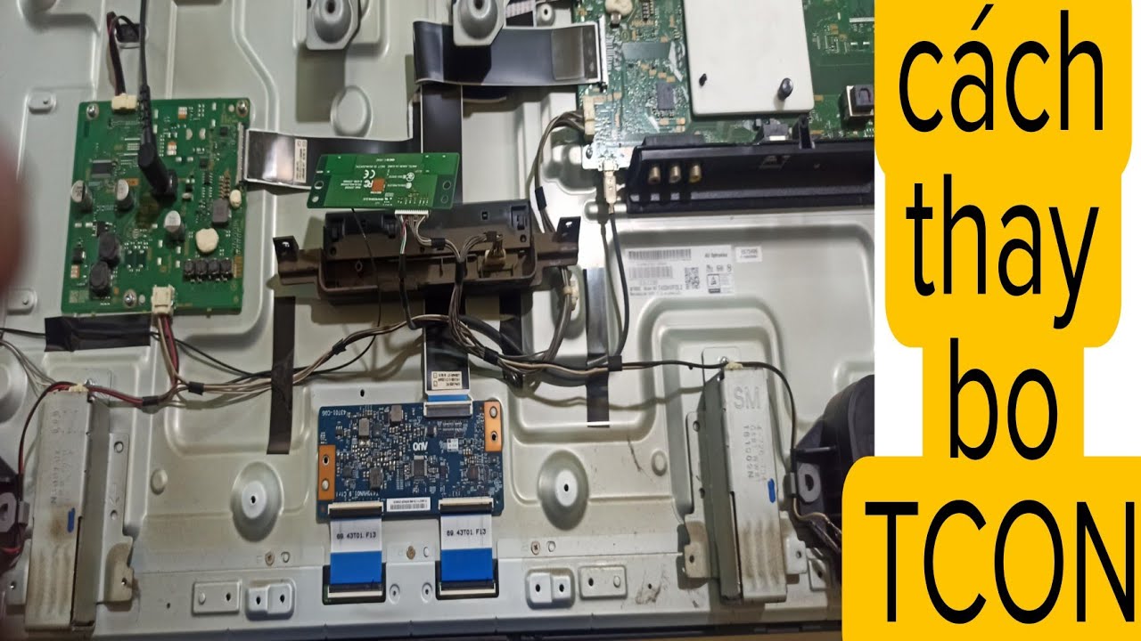 tự thay bo TCON cho tivi Sony 43W800C tại nhà dành cho các bạn.