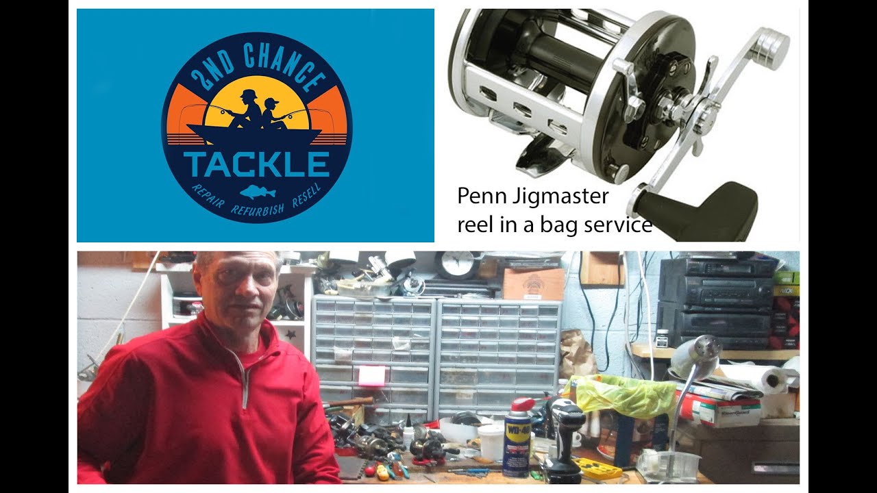 Penn Jigmaster 500 fishing reel in a bag project how to diagnose and assemble a reel in parts