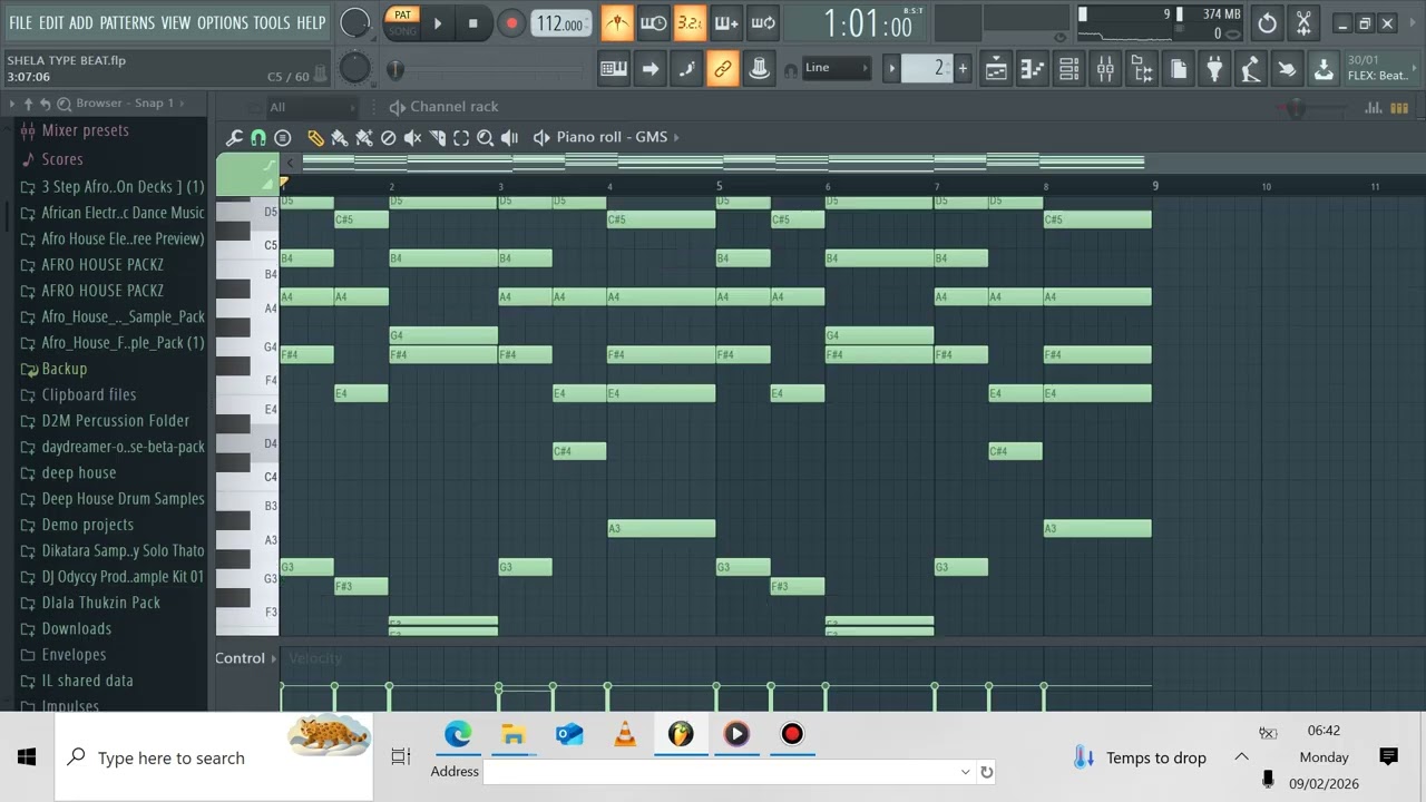how to make shela type beat by sam deep