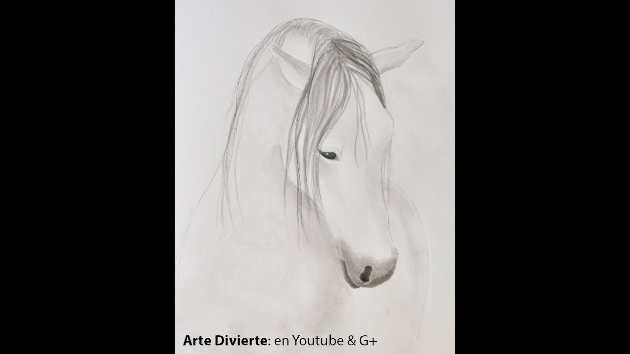 Cómo pintar un caballo con tinta china - Arte Divierte.