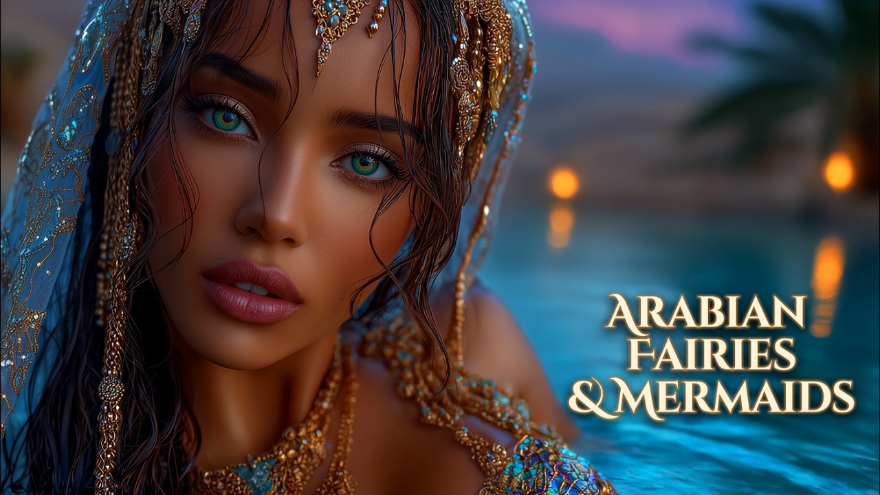 Arabian Fairies & Mermaids 🌙 Fantasy Oasis Ambience with Ethereal Female Vocals
