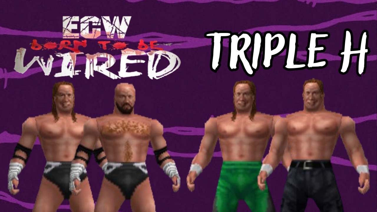 Triple H - ECW Born to be Wired CAW (Attires, Moveset & More)