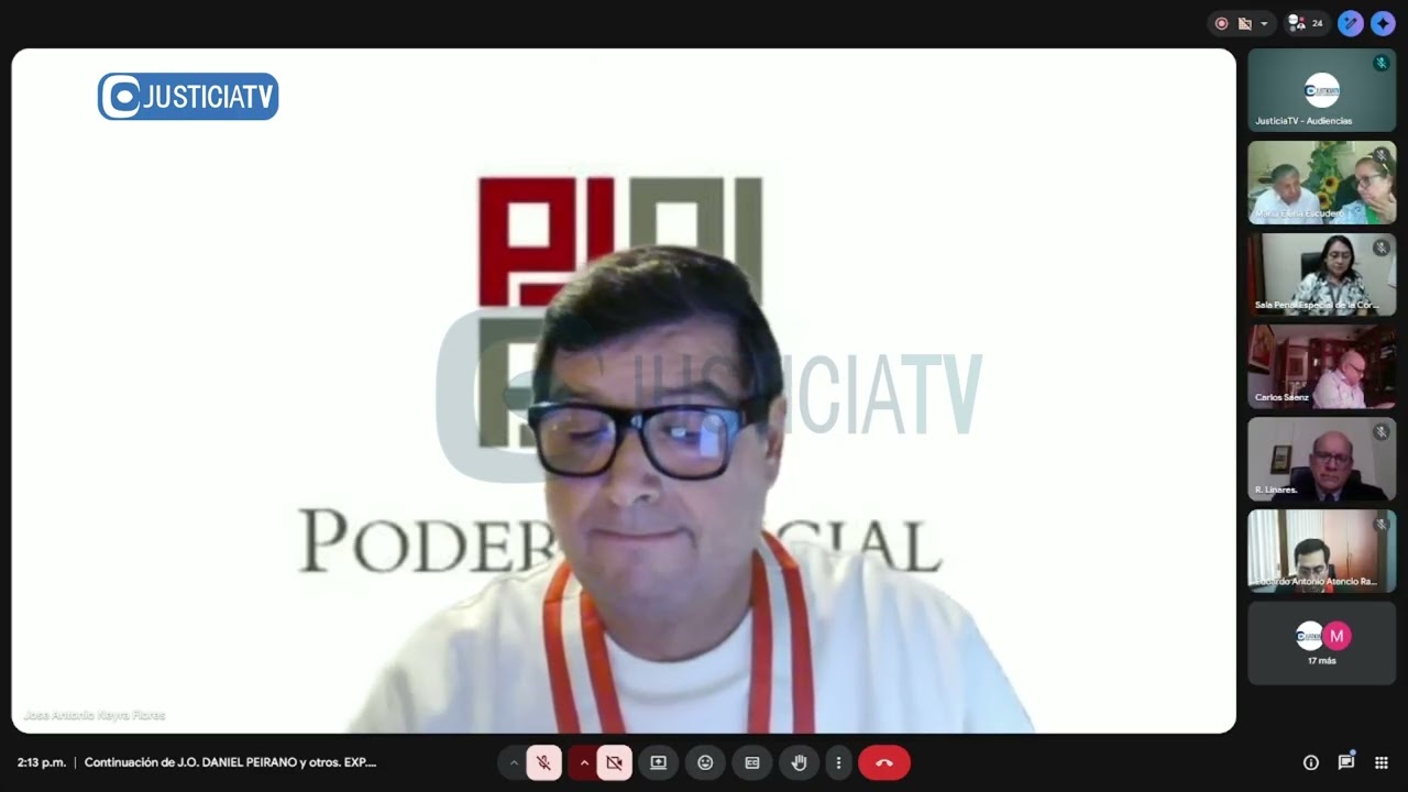 Juicio oral contra Daniel Peirano Sánchez y otros