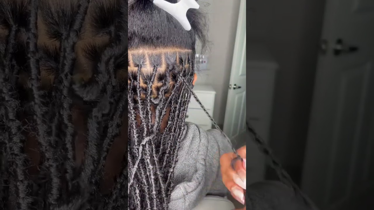Knotless soft locs 🔥🔥 #softlocs #loctutorial #atx #butterflylocs #butterflylocstutorial #subscribe
