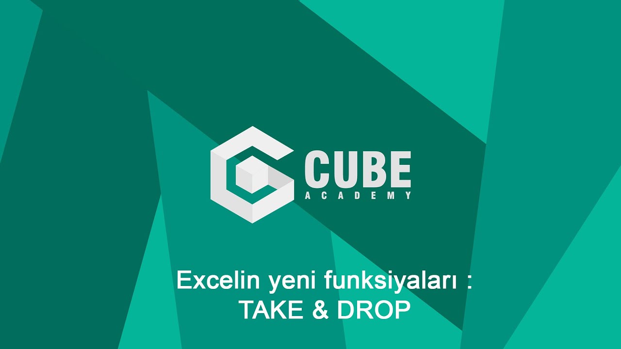 Excel-in yeni funksiyaları : TAKE & DROP