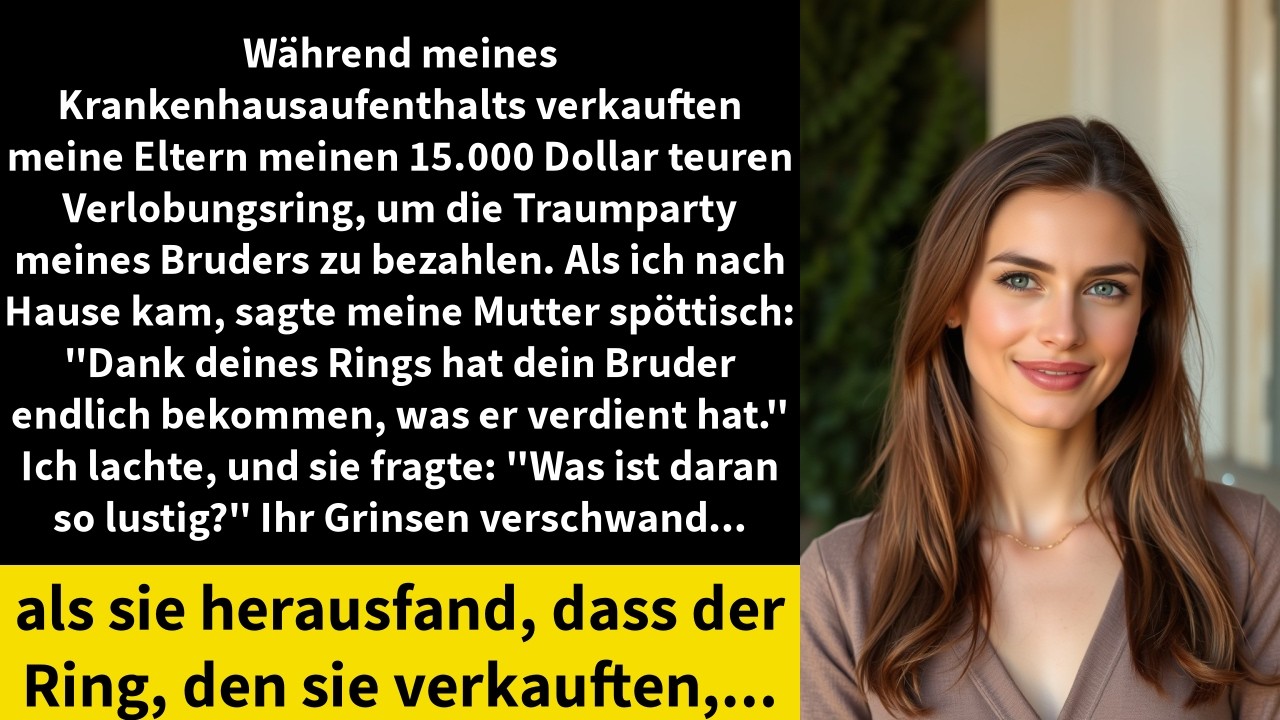 Während meines Krankenhausaufenthalts verkauften meine Eltern meinen 15.000 Dollar teuren
