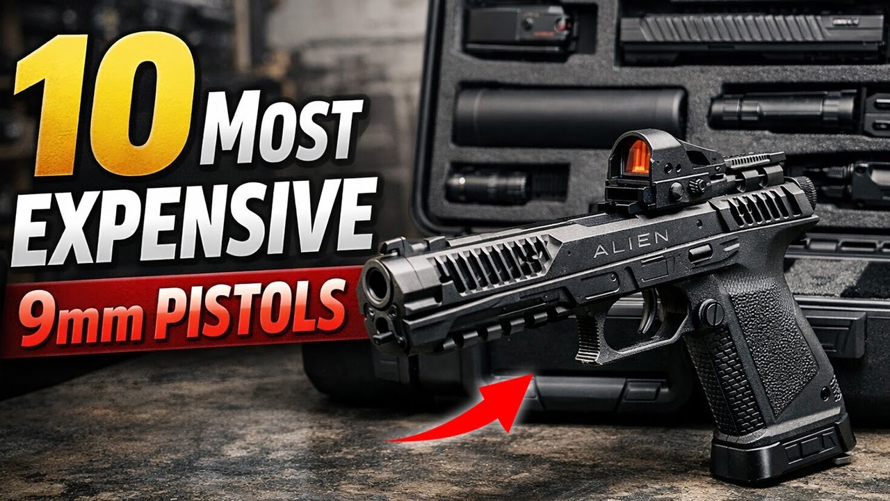 The 10 Most Expensive 9mm Pistols in 2025
