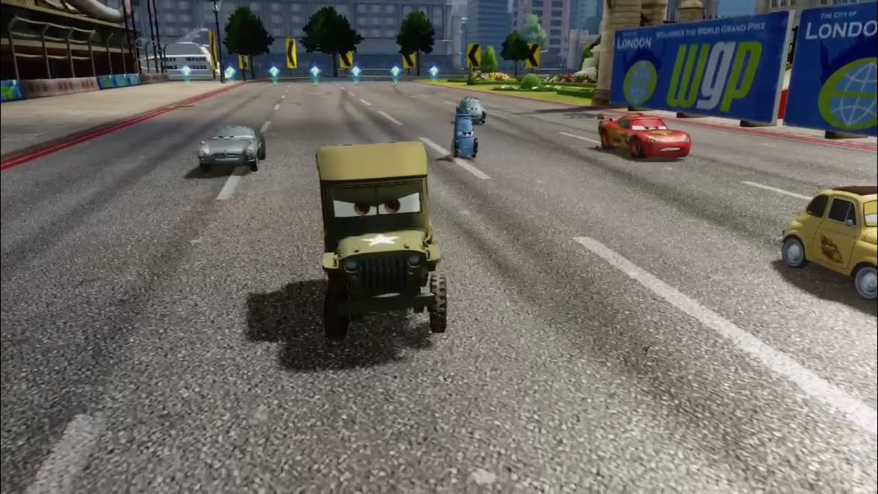 Cars 2 The Video Game | Sarge on Full Game Walkthrough |