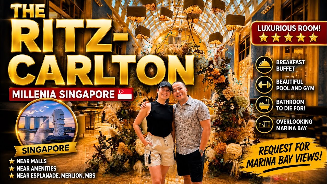 Обзор отеля Ritz Carlton Millenia Singapore - Присоединяйтесь к нам во время нашего пребывания!