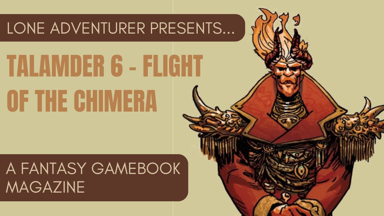 Таламандр - Полёт Химеры | Предварительный обзор Gamebook Magazine на Kickstarer