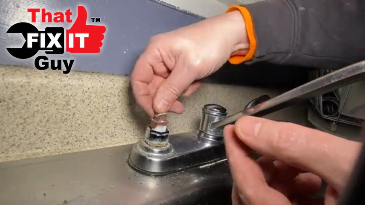 Ремонт протечки двухрычажного смесителя для кухонной мойки