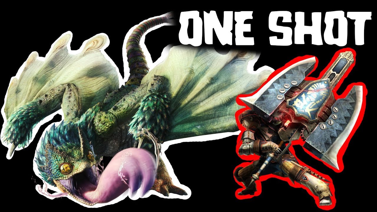 Monster Hunter World - One shot Pukei-Pukei with Charge Blade