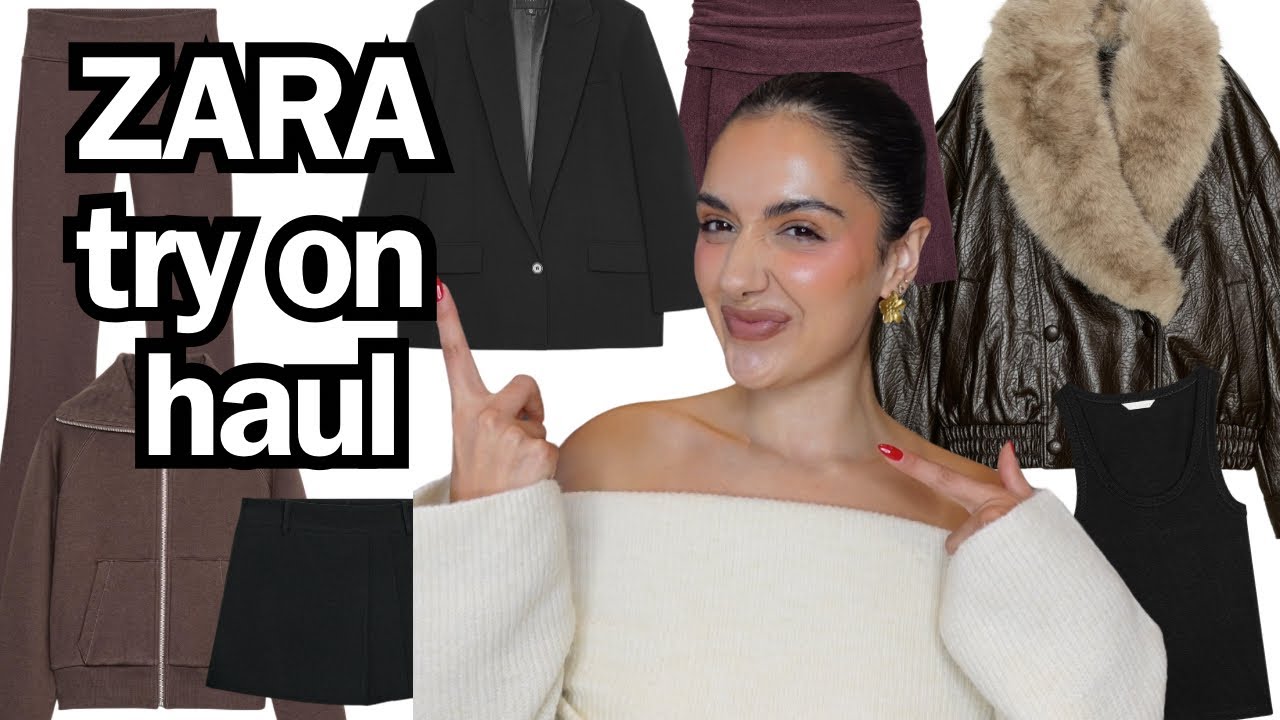 Примерка осенне-зимней коллекции Zara 2025 года.
