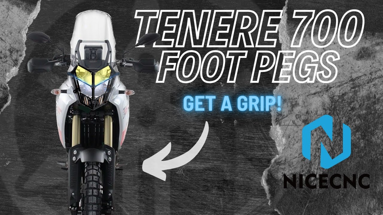 NICECNC - TENERE 700 ALUMINUM PLATFORM FOOT PEGS
