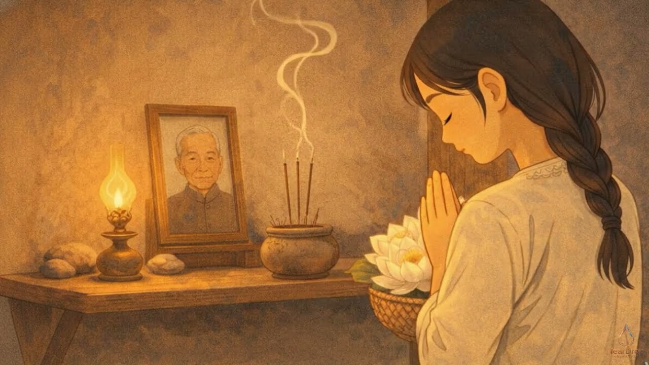 ASMR | Arranging Lotus Flowers at Sunset in a Vietnamese Stilt House Relaxing Sounds & Scenery