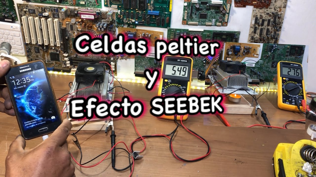 Celda peltier , producir energía eléctrica ⚡️ termoeléctrica