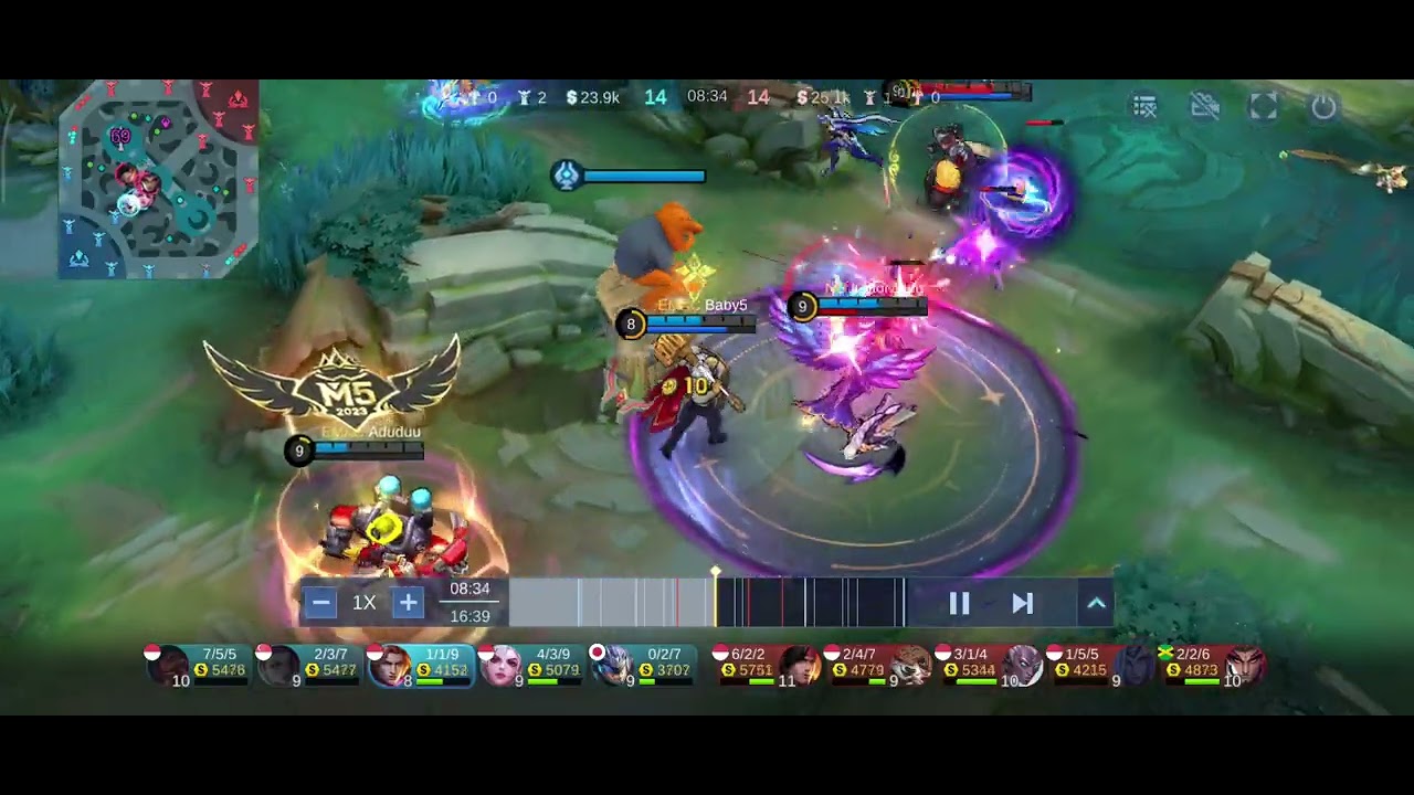 Full match - panic draft EXP Johnson berujung tuker hero