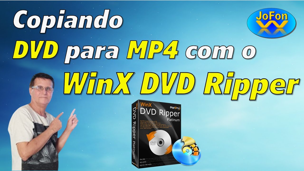 Convertendo DVD para MP4 - WinX DVD Ripper