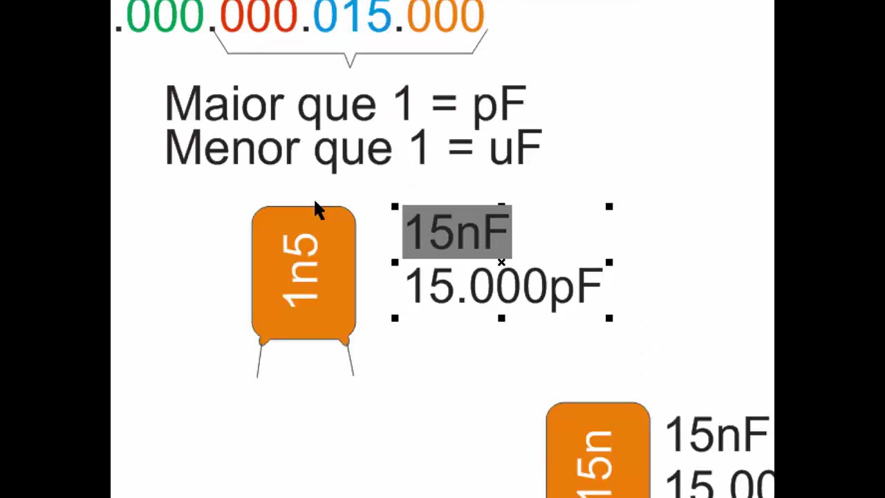 Leitura de Capacitores Poliester