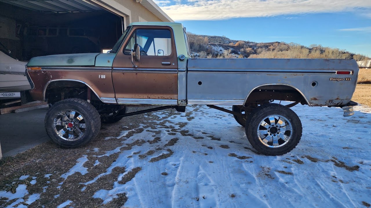 highboy front axle swap to hydraulic steering And parts upgrade 1973