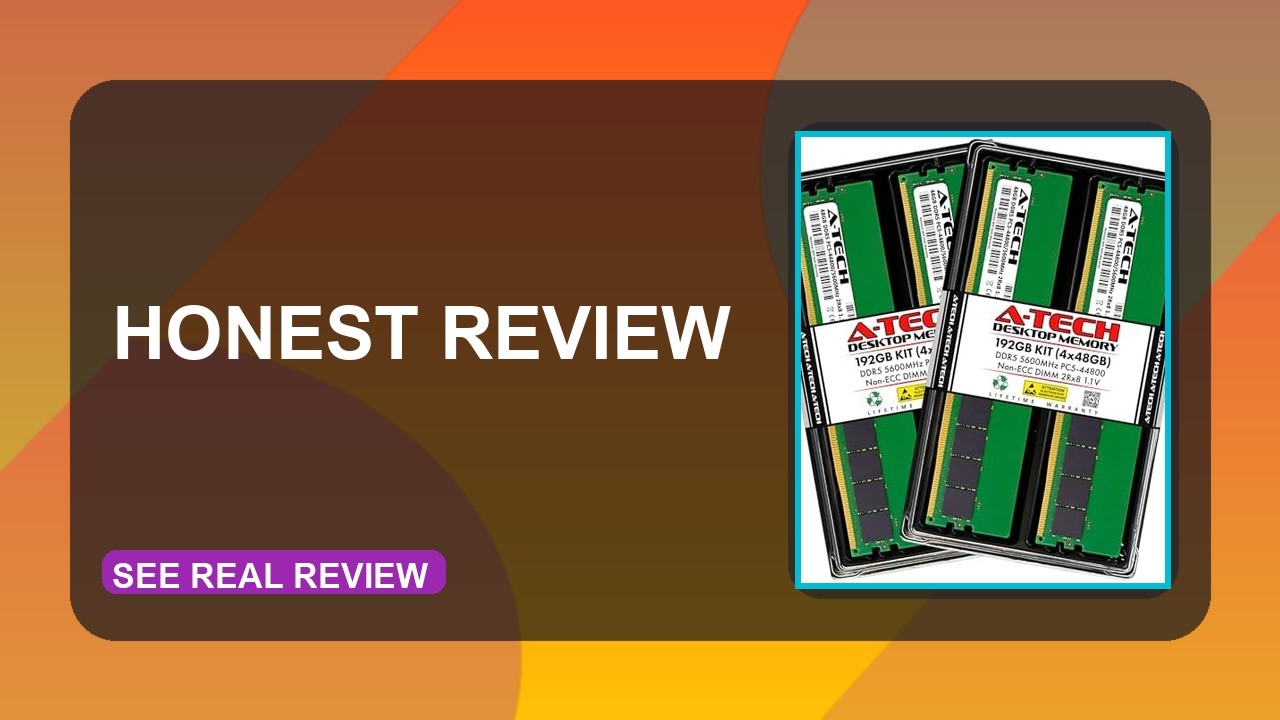 A Tech 192GB Kit 4x48GB RAM ASUS ROG Strix Honest Review 2026