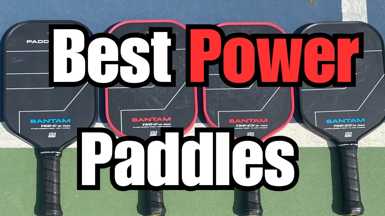 Paddletek Bantam TKO-C and CX Paddle Review: Best Power Paddles Right Now (Gen 3 Joola Alternatives)