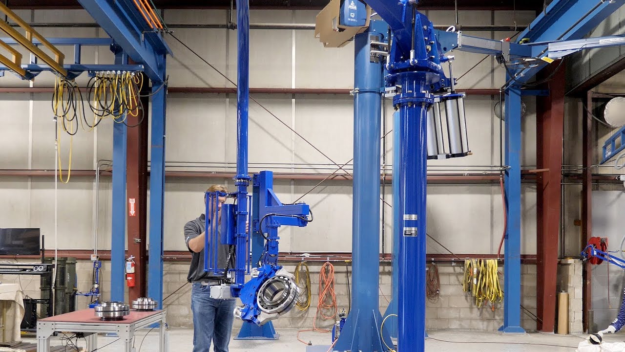 Pneumatic Manipulator Arm for Bearings