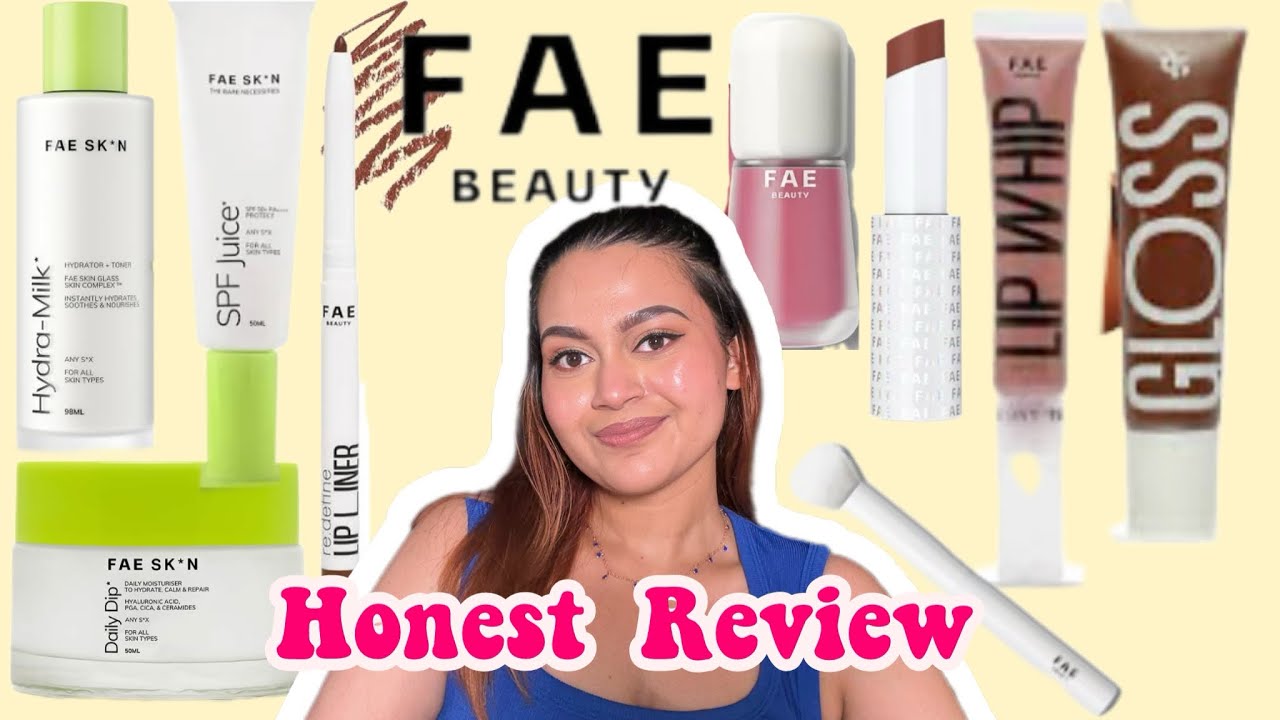 Honest Review of all the FAE Beauty Products 🎀 | Skincare | Makeup 🧿