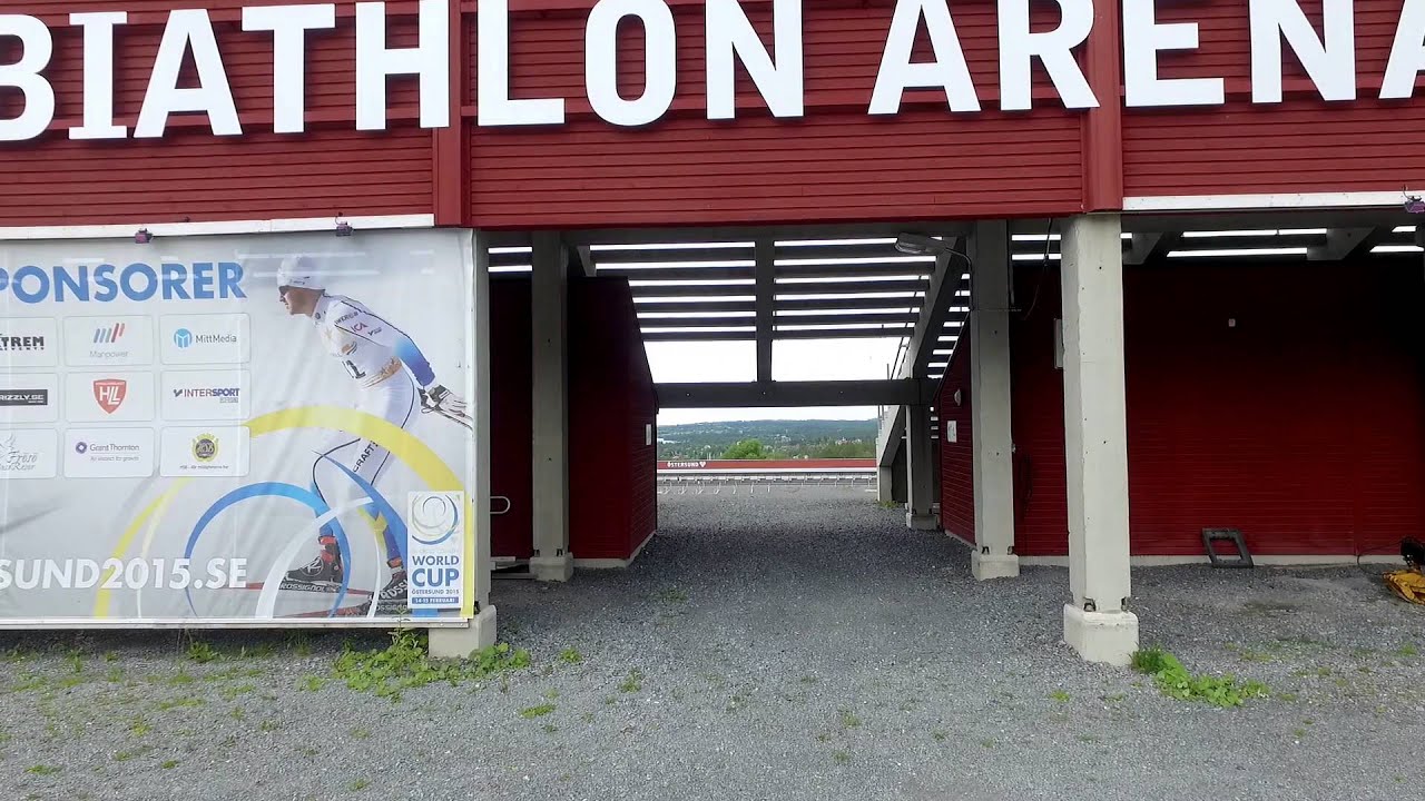 Kända byggnader och landmärken i Östersund, filmat under 2014 och 2015