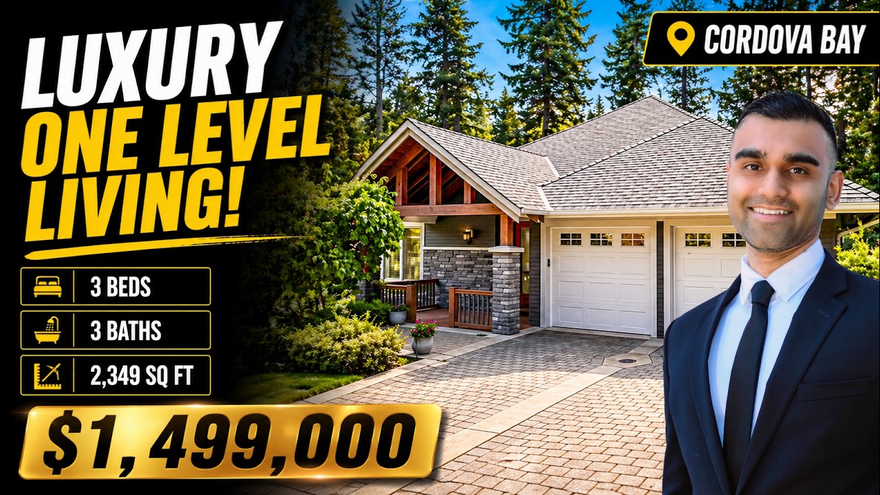 Luxury House Tour in Cordova Bay | Saanich, BC Real Estate