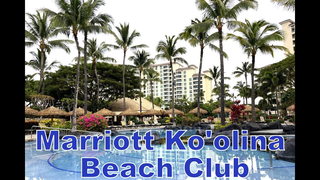 Marriott's Ko'Olina Beach Club Resort in Oahu, Hawaii with Villa Room Tour