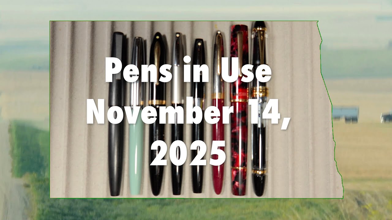 Pens in Use - November 14, 2025
