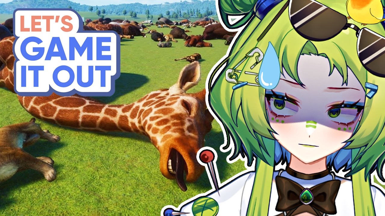 THOSE POOR ANIMALS...! | Let's Game It Out (Planet Zoo) First Time VTuber Reaction