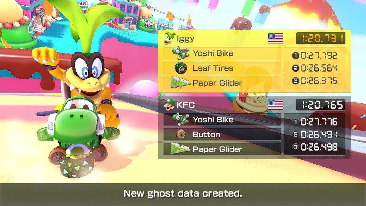 Sky-High Sundae [200cc] - 1:20.731 - (Inward BKT)