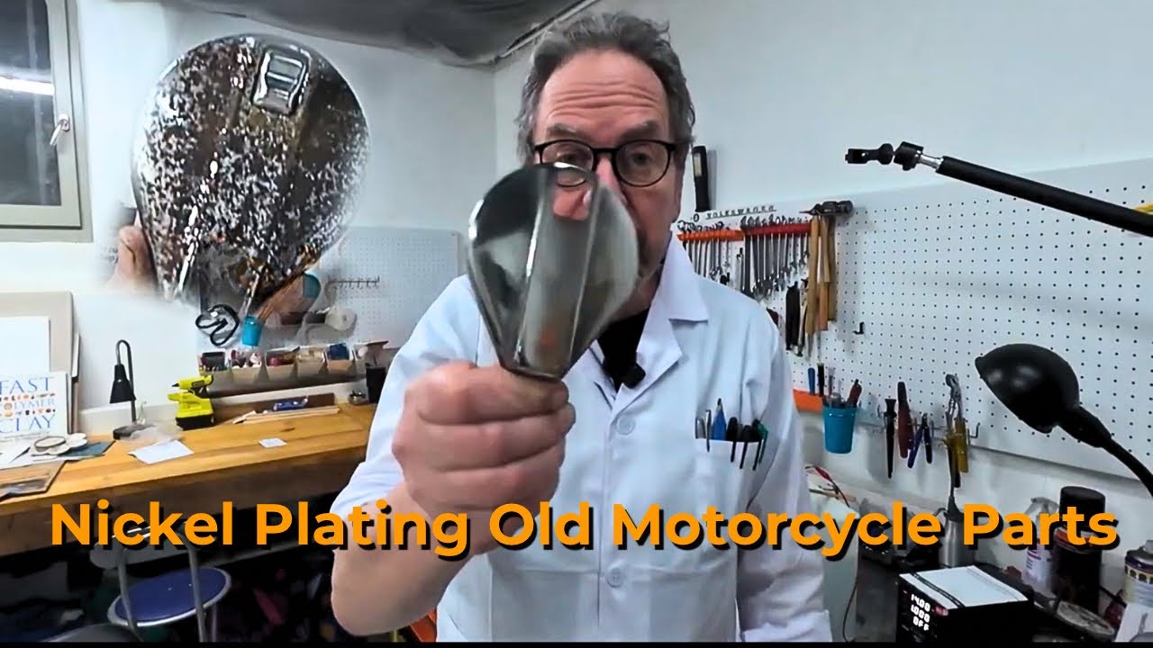 Nickel plating old motorcycles parts